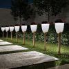 Upgraded Solar Driveway Marker Lights 6-Pack Waterproof LED Deck 3