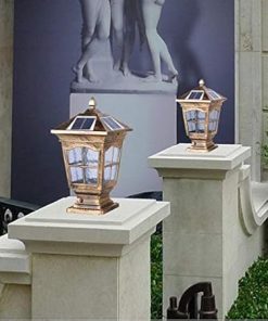 Rainproof Solar Post Light LED Outdoor Lanterns for Deck and Patio 2