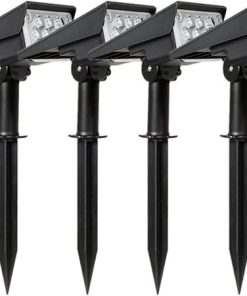 Adjustable Solar Wall Lamps 20 LED Bright Light for Outdoor Gardens