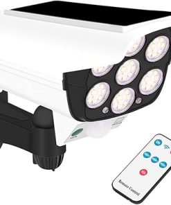 Outdoor LED Solar Wall Lights with Motion Sensor for Garden Lighting 2