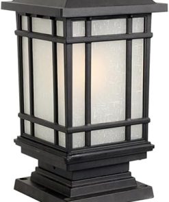 Outdoor Solar Post Light Waterproof Aluminum Lamp for Garden Patio