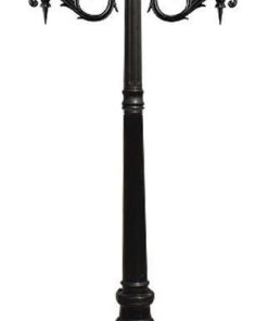 Victoria High Pole Landscape Street Light Aluminum Glass Outdoor Lamp