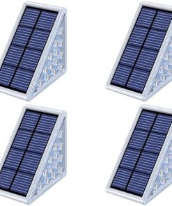 Super Bright LED Solar Step Lamp IP67 Waterproof Garden Deck Light