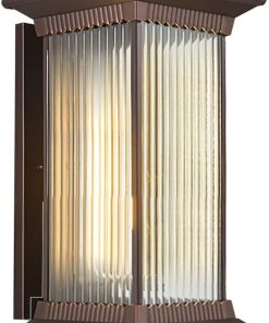 Outdoor Solar Wall Light Waterproof Lantern for Porch Garage Garden 2