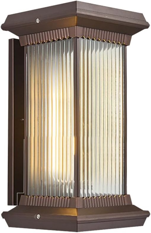 Outdoor Solar Wall Light Waterproof Lantern for Porch Garage Garden
