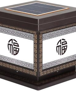 Modern Waterproof IP54 Outdoor Solar Post Lamp for Garden Pillars