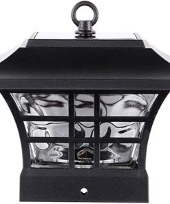 LED Solar Post Lights for Outdoor Gardens and Courtyards – Waterproof