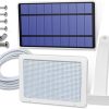 Garden Post Light Solar LED Aluminum Outdoor Waterproof 128CM Black 3