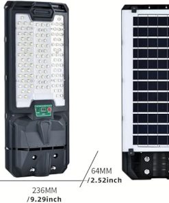 Outdoor Solar Street Lights with 109 LED Beads for Gardens and Parking 2