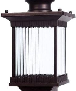 LED Solar Security Lights Outdoor Waterproof Garden Post Lamps