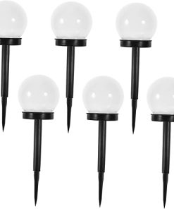 Waterproof Solar Lawn Lamp 2 Sets Easy Install Ground Plug Lights