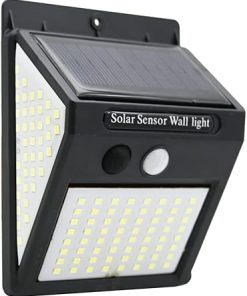 2 Pack LED Solar Lights 144 LEDs PIR Motion Sensor IP65 Waterproof