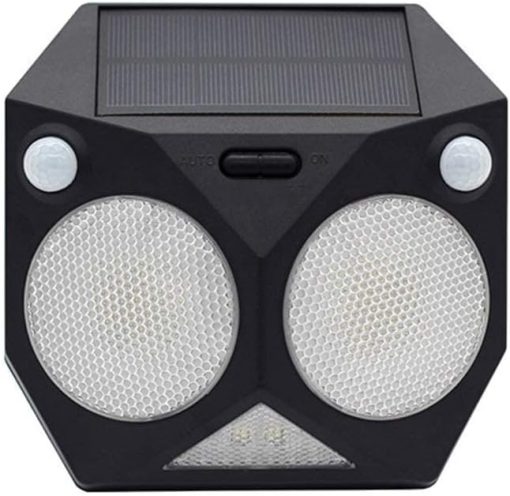 IP66 Waterproof Solar Floodlight with Colorful Human Body Sensor