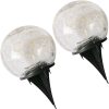 DOITOOL 12 Pack Solar Fence Post Lights Outdoor Security Wall Lamp 3