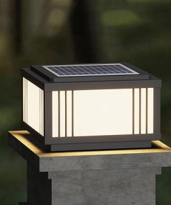 Stylish Black Solar Street Light with 3 Modes for Your Garden 2