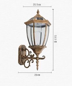 Solar Wall Lamp Automatic Charging Waterproof Outdoor Lighting Solution 2