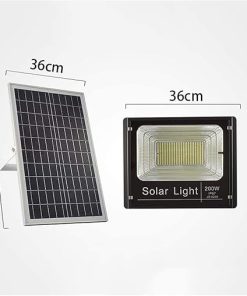 Bright IP66 Solar Outdoor Garden Security Floodlight Waterproof Light 2