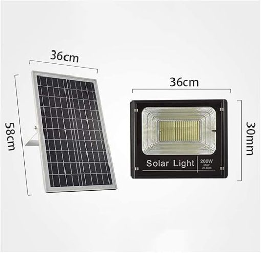 Bright IP66 Solar Outdoor Garden Security Floodlight Waterproof Light - Image 2