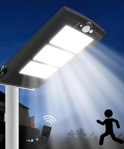 Outdoor Solar Street Lights with Motion Sensor and Remote Control