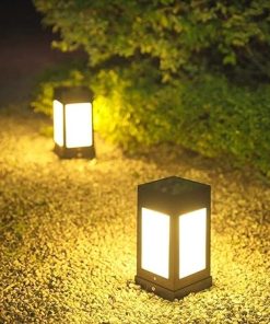Bright Solar Powered Column Light for Garden Decor and Yard Use 2