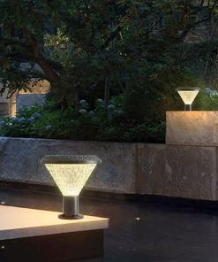Solar Post Lamp – Waterproof LED Landscape Lighting for Garden 2