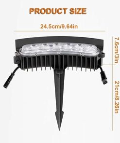 Warm Light 6 Pack LED Outdoor Ring Tree Landscape Spot Lights 2