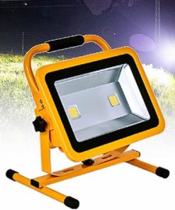 120W Waterproof LED Floodlight USB Rechargeable Solar Adjustable Angle