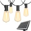 White Solar Deck Post Lights for 3.6×3.6 to 5×5 Fences, 2 Pack 3