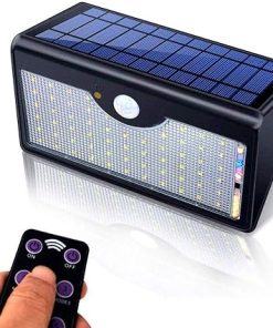 Solar Motion Sensor Light 60 LED 1300LM Waterproof Wireless Security
