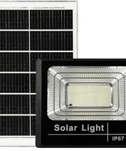 400W Portable Solar Garden Lamp with Motion Sensor and Remote Control