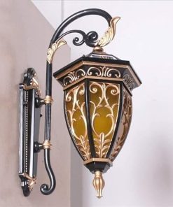 Victoria Retro Outdoor LED Wall Lamp Antique Solar IP65 Sconce Light 2