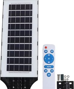 Hilitand 200W Solar Street Lights Outdoor 7500K LED Parking Lot