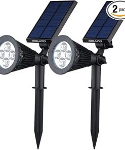 Ultra Bright Solar Spot Lights with Auto Sensor for Outdoor Use
