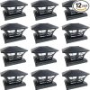 4 Pack Solar Lights with Motion Sensor Dusk to Dawn 6500K 50000LM 3