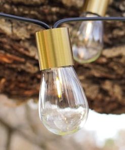 Brightech Glow Solar LED String Lights Commercial Waterproof 27 Ft