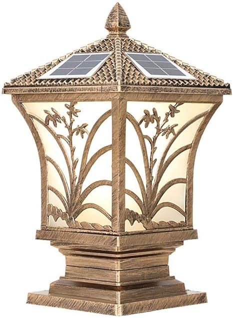 Outdoor Solar Column Headlights Waterproof Garden Wall Lights Outdoor Solar Column Headlights Waterproof Garden Wall Lights