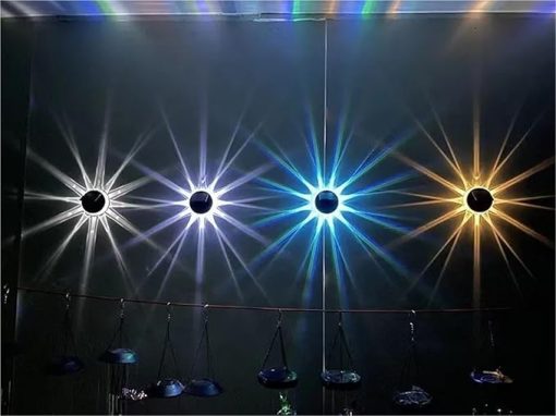 Outdoor Solar Wall Light LED Decorative Step Lighting for Garden - Image 2