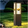 Solar Outdoor IP55 Waterproof LED Column Light for Garden Villa 4