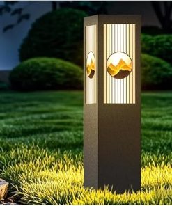 Outdoor Solar Landscape Light IP65 Waterproof Garden Pillar Lamp