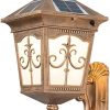 Solar Wall Lamp with Light Sensor Waterproof LED Outdoor Wall Light 3