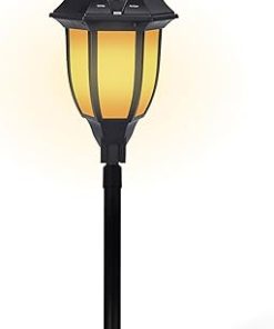 Techko SKL-504 Outdoor Pillar Light in Black Color for Gardens