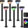 Solar Torch Lights with Extension Rod for Outdoor Garden Decoration 3
