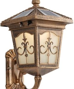 Modern Solar Wall Lamp Outdoor Light for Balcony and Patio Illumination