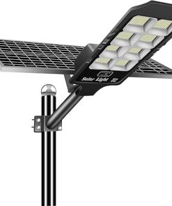 Solar Street Lights 6600W Solar Flood Lights with Remote Sensor