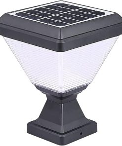 Outdoor Solar Post Lamp for Courtyards and Fences – Cup Shape Design
