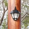 LED Solar Security Lights Outdoor Waterproof Garden Post Lamps 3