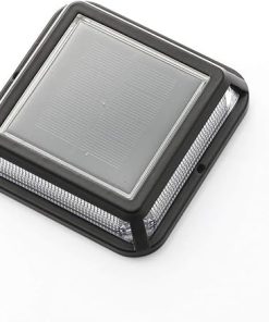 Solar LED Outdoor Wall Lamp IP44 Waterproof for Patio and Stair Lighting