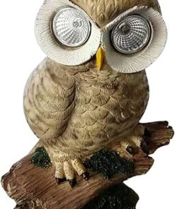 Owl Solar Garden Light Decorative Outdoor Lamp for Patio and Yard
