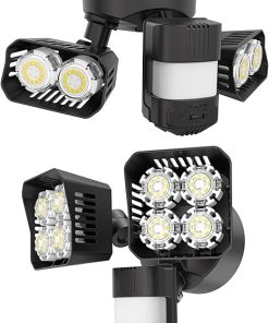 SANSI 28W and 36W Motion Sensor Outdoor Lights for Soffit and Garage