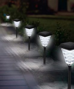 LED Outdoor Garden Lights IP65 Waterproof Solar Ground Flame Lamps 2
